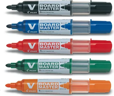 Produktbild von Pilot Tafelmarker V Boardmaster Begreen 5er Set bunt