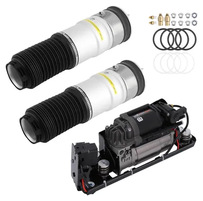 Produktbild von 2X Luftfeder Hinten + Kompressor + Ventilblock For BMW 7er F01, F02, F03, F04