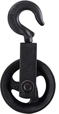 Produktbild von Handwiel-Katrolwiel 100 mm mit Haken - Tragfähigkeit 160 kg