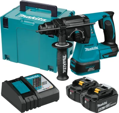 Zdjęcie produktu dla MAKITA SDS-PLUS 18V 2J 2 x 5.0Ah BLDC DHR242RTJ WIERTARKO-WKRĘTARKA
