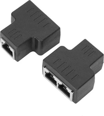 Obrázek produktu pro Síťový adaptér, konektor RJ45, prodlužovací kabel, internetový kabel, rozbočovač LAN, ethernetový adaptér, adaptér ADSL