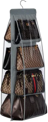 Produktbild von Graue 8-Taschen-Organizer, 34x100cm, Oxford-Stoff und PVC