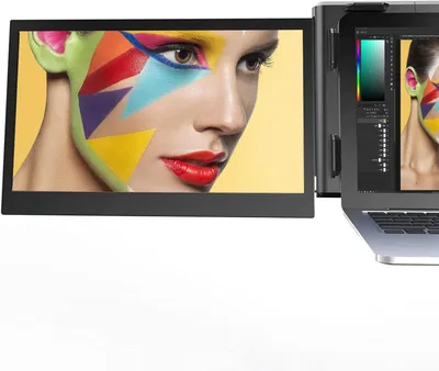 Imagen del producto de Monitor portátil - Pantalla para portátil - Pantalla adicional - Pantalla móvil - Segunda pantalla - 13,3 pulgadas, Full HD, IPS