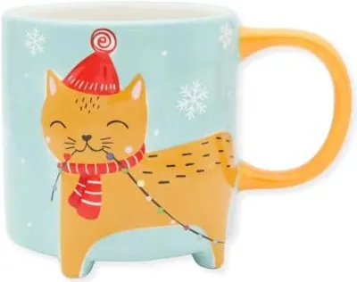 Produktbild von Winterkatzenbecher – Perfekt für Heißgetränke