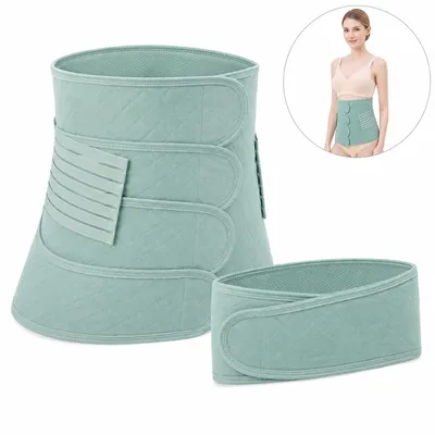 Produktbild von Schwangerschafts-Bauchband mit Gürtel, verstellbarer Rückbildungsgurt, für natürliche Geburt & Kaiserschnitt, Bauchstütze für Alltag und Sport