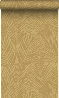 Productafbeelding van Origin Wallcoverings behang palmbladeren okergeel 53 cm x 10.05 m