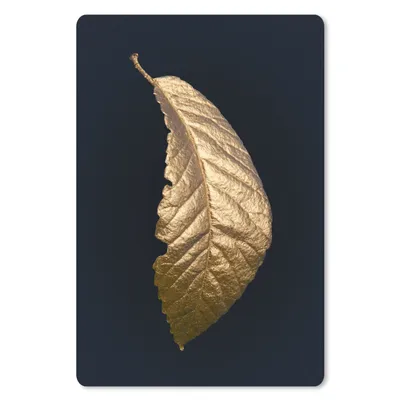 Produktbild von MuchoWow® Mauspad Mousepad Baum - Blatt - Gold 18x27 cm - Mousepads - Maus Mat - Pad - Mausunterlage