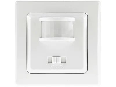 Produktbild von DELPHI Bewegungsmelder 160°, weiß LED geeignet,  250V, Unterputz, 3-Draht