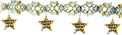 Immagine prodotto di Girlande Buon anno oro