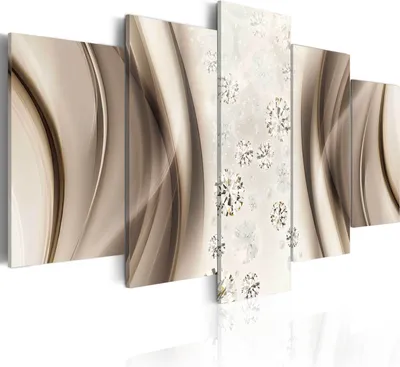 Produktbild von Leinwandbilder 200x100 cm a-A-0158-b-n Vlies Leinwandbild 5 tlg Kunstdruck modern Wandbilder XXL Wanddekoration Design Wand Bild ABSTRAKT
