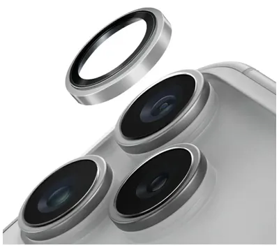 Immagine prodotto di Uniq Optix Prime Camera Lens Protector per Iphone 17 Pro / Iphone 17 Pro Max con applicatore Argento