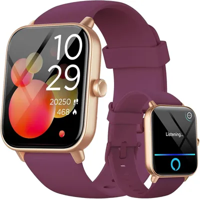 Produktbild von Smartwatch Damen Herren 1.8'' HD Display Telefonfunktion Fitnessuhr 120+ Sportmodi Herzfrequenz Schlafmonitor Schrittzähler IP68 Wasserdicht