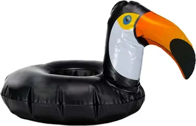 Produktbild von 4er Set - Tukan Hawaiiparty Pool Getränkehalter