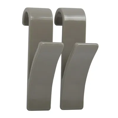 Produktbild von 2 Haken Für Handtuchtrockner Graubraun