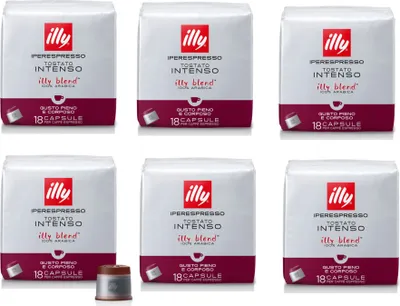 Produktbild von ILLY espresso Iperespresso Intenso Arabica 18 Kapseln Für Nespresso