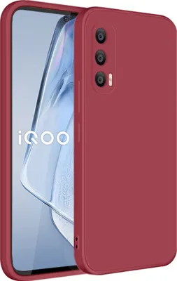 Image de Etui pour VIVO IQOO Neo5 Etui en silicone liquide souple, antichoc en caoutchouc rouge