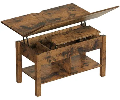 Obrázok produktu pre Rozkladací konferenčný stolík DJ503170_2, 50 x 100 x 52 cm, hnedý