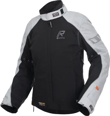 Zdjęcie produktu dla Damska tekstylna kurtka motocyklowa Rukka Comforina GTX, czarny/jasnoszary, 34