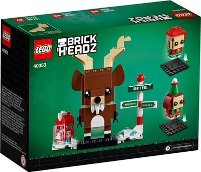 Zdjęcie produktu dla Lego BrickHeadz 40353 Renifer elf i elfka