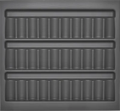 Produktbild von ORGA-BOX Gewürzgläsereinsatz Gewürzdoseneinsatz 513 x 28 x 473 mm oriongrau für Blum 60er Korpusbreite