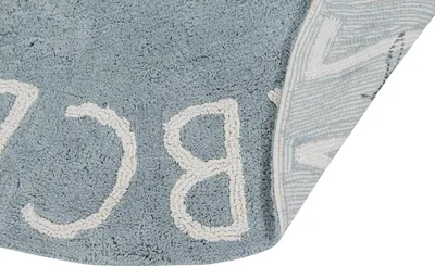 Produktbild von ABC Vintage blau 150cm Baumwolle Rundteppich