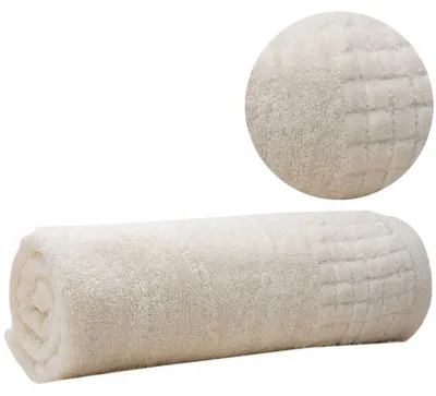 Produktbild von Schnelltrocknendes Baumwoll-Frottee Badehandtuch 70x140cm ECRU