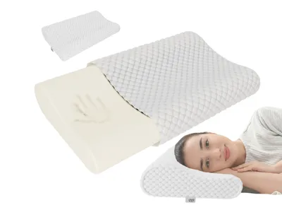 Obrázek produktu pro Profilovaný ortopedický polštář VISCO 50x32 velikost L