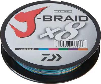 Produktbild von Daiwa Schnur J-Braid Farbe Multicolor Länge 300m ø 0,22mm