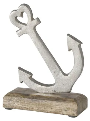 Produktbild von Dekoaufsteller Caroline Anker Aluminium H.17 cm