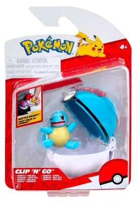 Produktbild von Pokemon Squirtle With Lure Ball Figur Rot  Rot One Size
