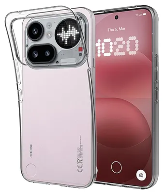 Image de Cazy Coque compatible avec Nothing Phone (4a) Pro Coque en Silicone – Coque Flexible – Transparent