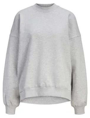 Productafbeelding van JJXX Damen Jxcora Oversize Ls Crew Sweater, Lichtgrijze Mélange, Maat S