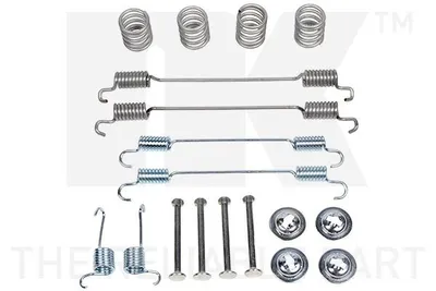 Produktbild von NK Zubehörsatz Bremsbacken 7937750 Hinten passend für PEUGEOT 207 (WA, WC)