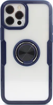 Produktbild von Hülle für Apple iPhone Xs Max - Carbon Ring Case - Blau