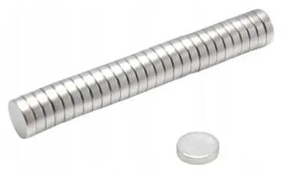 Produktbild von Neodym-Zylindermagnet MW 8x2 N38 100 Stück