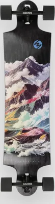 Image de Landyachtz Switchblade Atmosphere 40" Drop Through Longboard - Stabilité et contrôle ultimes pour la descente et le freeride
