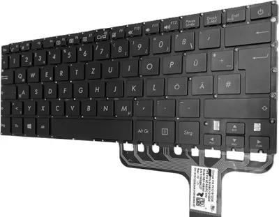 Obrázok produktu pre Klávesnica GERMAN Keyboard Black kompatibilná s ASUS ZenBook UX305FA-FC005T