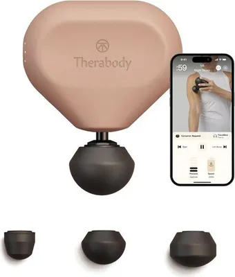 Obrázek produktu pro Therabody Theragun Mini 3.0, Perkusní masáž, Univerzální, Béžová, Baterie, 150 min, 135 mm