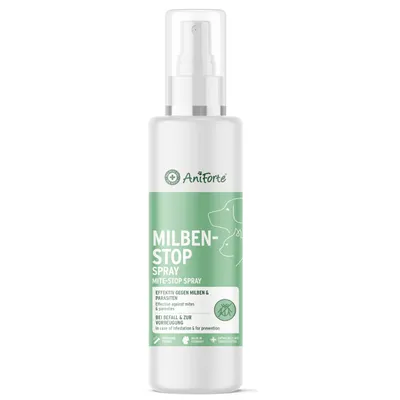 Produktbild von AniForte Milbenspray für Hunde & Katzen 100ml - Antimilbenspray zur effektiven Abwehr von Parasiten, Milben-STOP, Milbenschutz bei Milbenbefall