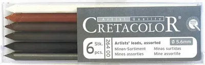 Produktbild von CRETACOLOR Künstlerminen Set - 6 teilige Skizzierausstattung für jeden Künstler - Austria