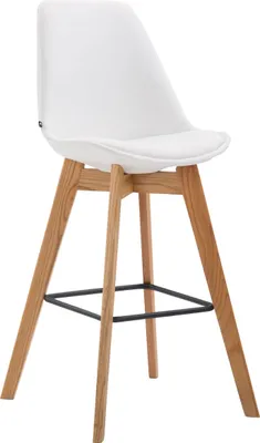 Produktbild von Barhocker HLO-CP40 Kunstleder Natura weiß