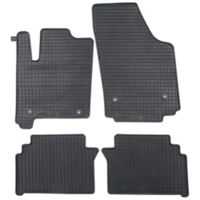 Produktbild von für Opel Meriva ab 06/2004-04/2010 Passform Fußmatte PETEX Gummimatten 4-teilig schwarz Allwettermatten Gummifußmatten