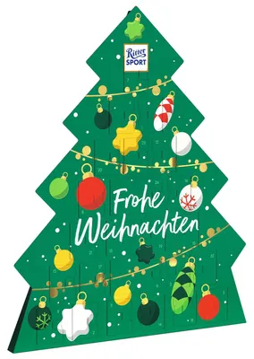 Produktbild von Ritter Sport Schokowürfel Adventskalender 208g