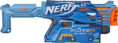 Produktbild von Nerf Elite 2.0 Tetrad QS-4, Spielzeug-Zerstörer, 8 Jahr(e), 99 Jahr(e), 385 g