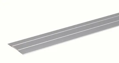 Produktbild von Alberts Übergangsprofil | selbstklebend, mit zwei Rillen | Aluminium, silberfarbig eloxiert | 900 x 38 mm