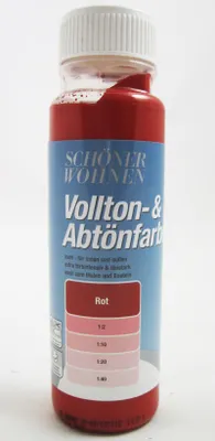 Produktbild von Voll- und Abtönfarbe Rot 500 ml