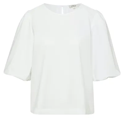 Produktbild von s.Oliver Damen Bluse Regular Fit weiß