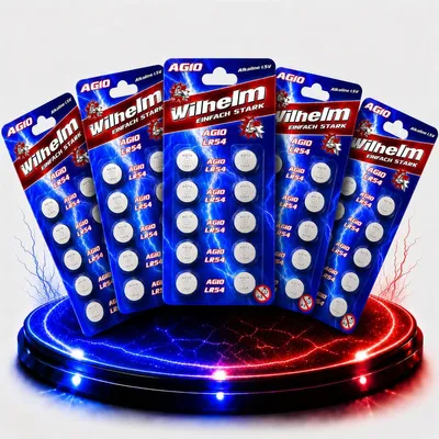Produktbild von 50 x Wilhelm AG10 LR54 - L130 - 189 - 389 - GP89A Qualitätsbatterien 1,5 V Alkaline