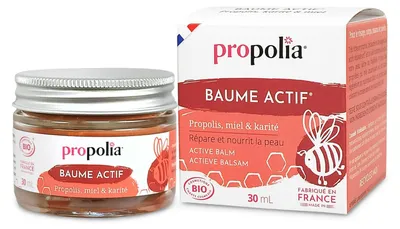 Image de Propolia 3760001820157, Baume, Unisexe, Hydratant, Nourrissant, Réparateur, Adoucissant, Pour tous les types de peau, 30 ml, Flacon