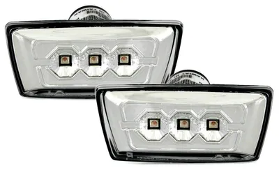 Für Opel Astra H Zafira B Corsa D Insignia A Meriva 2x LED Seitenblinker Chrome in der Farbe Chrom von AD TUNING GmbH & Co. KG
